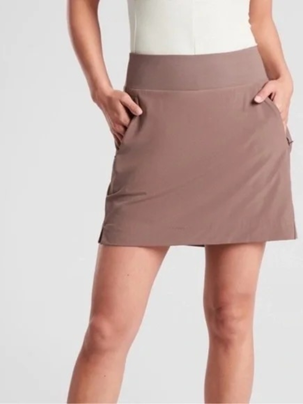 Athleta Mineral Brown Soho Skort Size 10